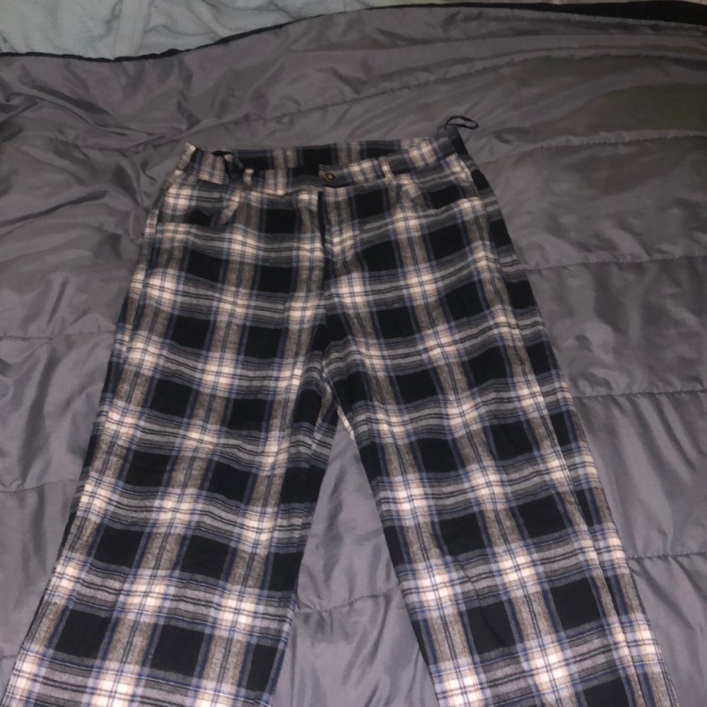 ROMWE Plaid Pants